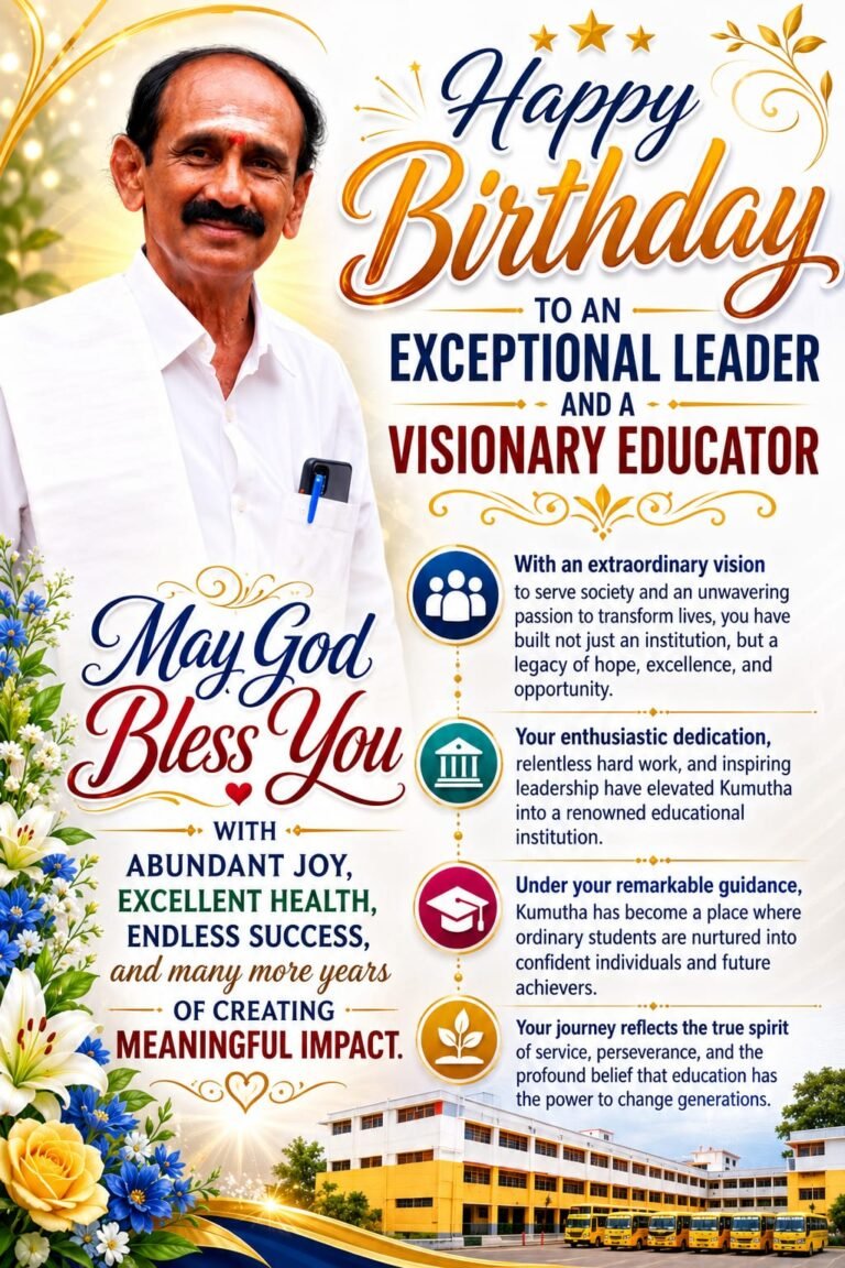 BIRTHDAY WISHES TO THE CORRESPONDENT